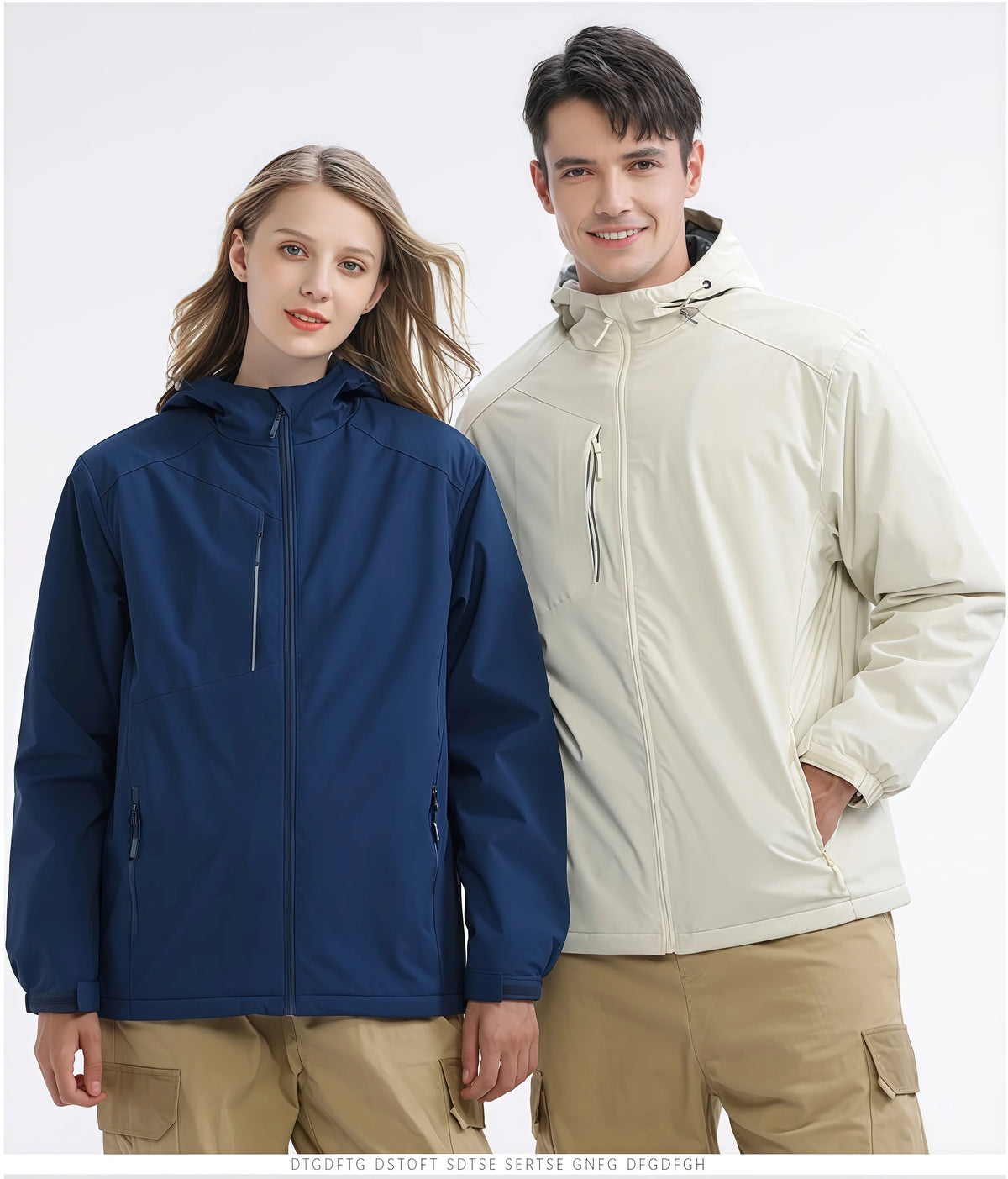 New Thick Polar fleece Coat Winter Men's and Women's Warm Jacket  Outdoor Windproof Jacket Hiking Mountaineering Waterproof