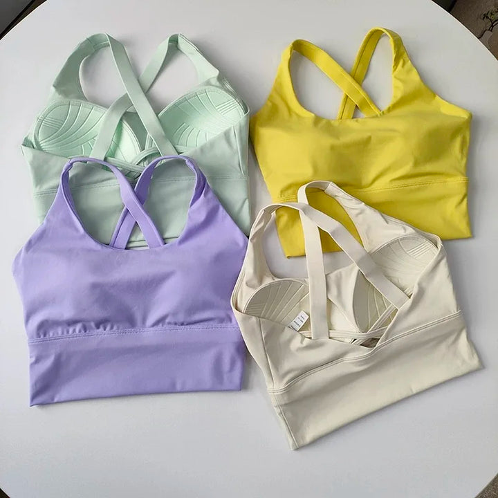 Women’s Crossed Back Sports Bra