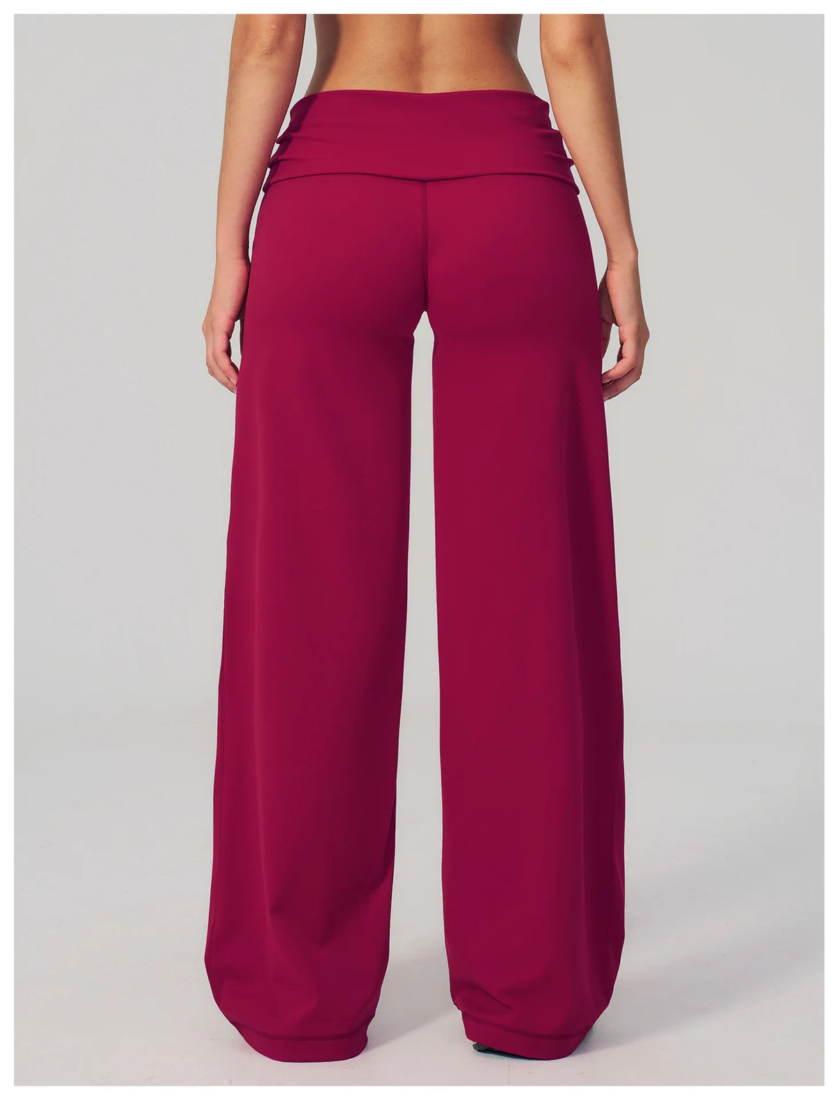 Fold Over Wide Leg Pants