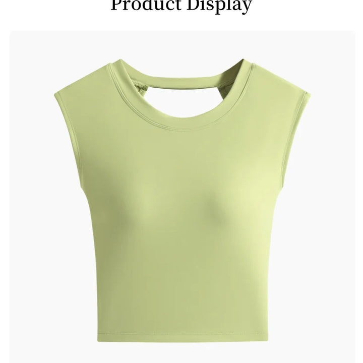 Backless Yoga Top