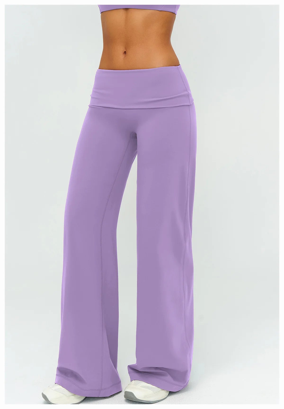 Fold Over Wide Leg Pants