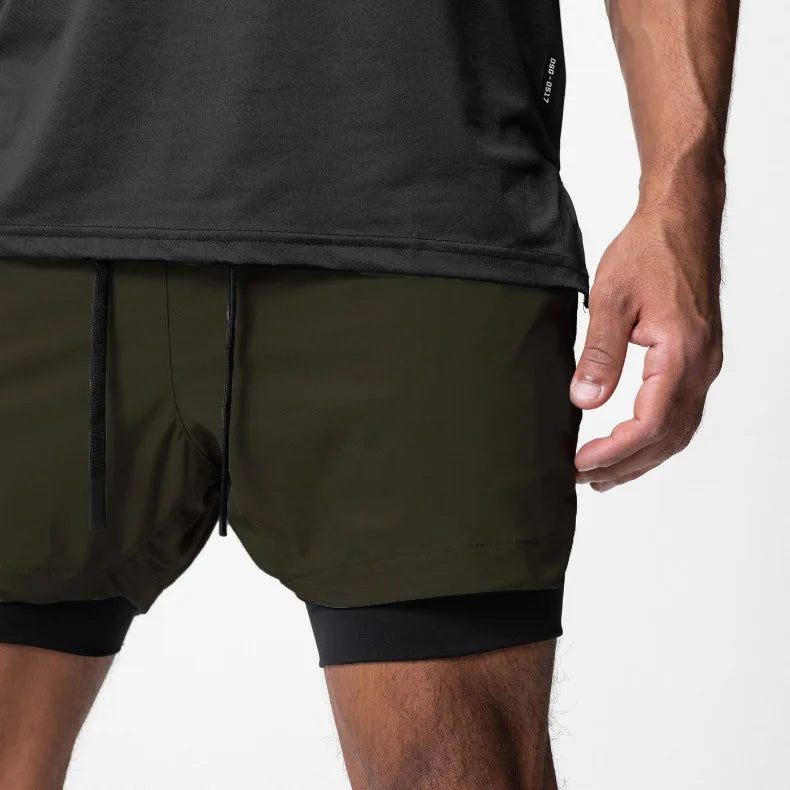 PowerLayer 2-in-1 Gym Shorts