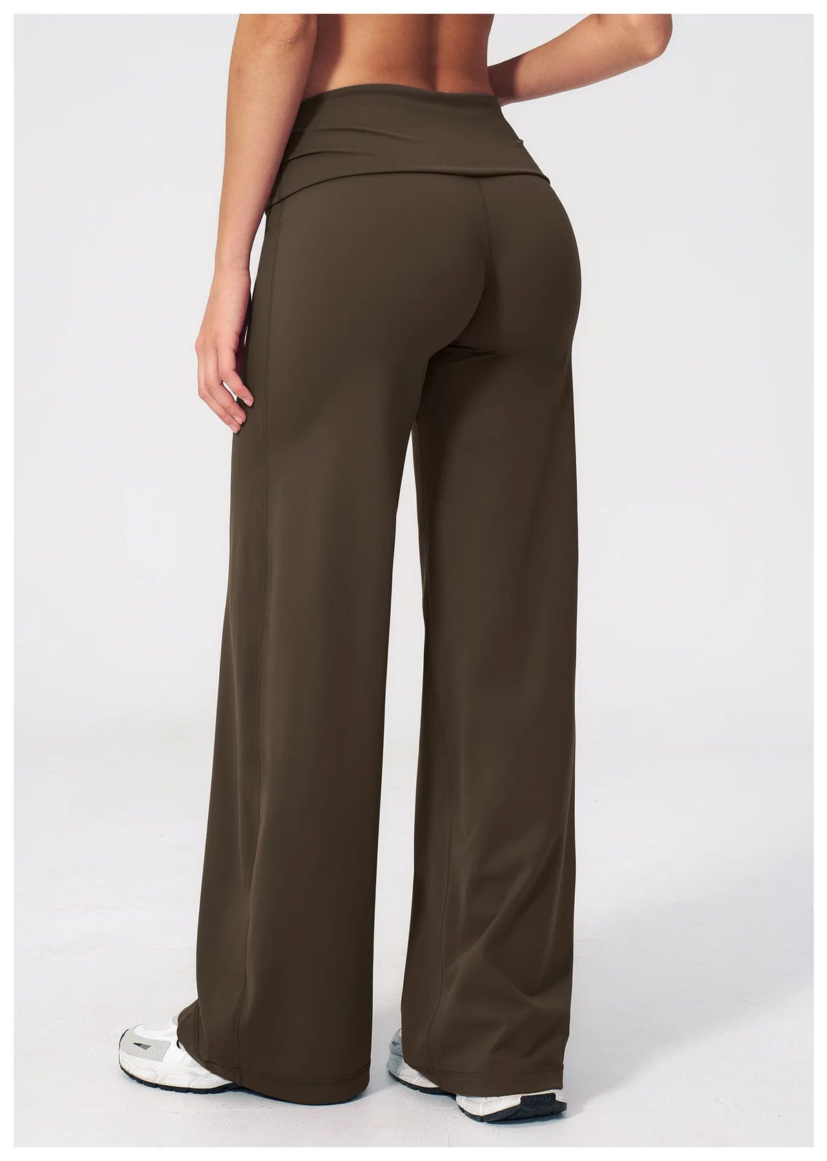 Fold Over Wide Leg Pants