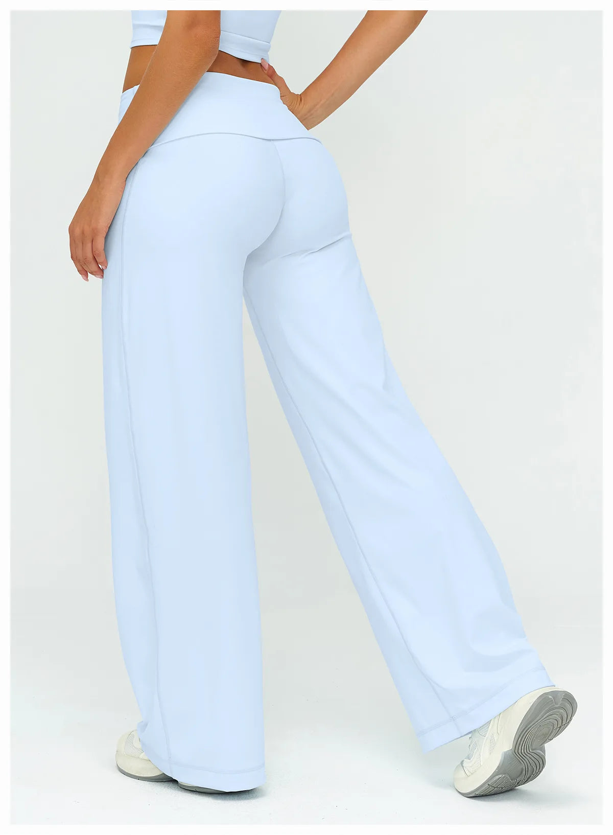 Fold Over Wide Leg Pants