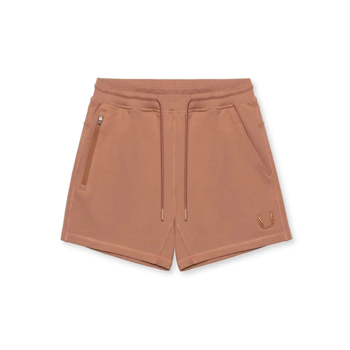 CrestLine Embroidered Cotton Shorts