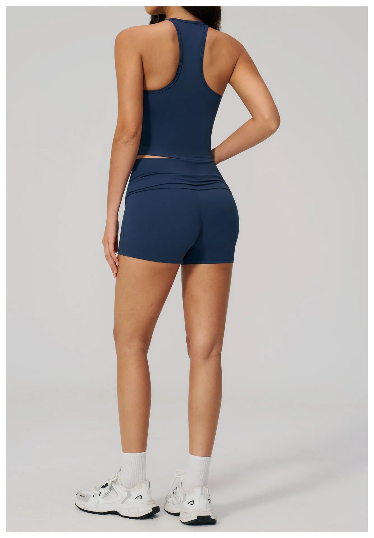 NCLAGEN Yoga Set 2 Piece Naked Feel Soft Women Gym Clothes Tank Top And Shorts Fitness Suit Workout Sportswear Speed Activewear