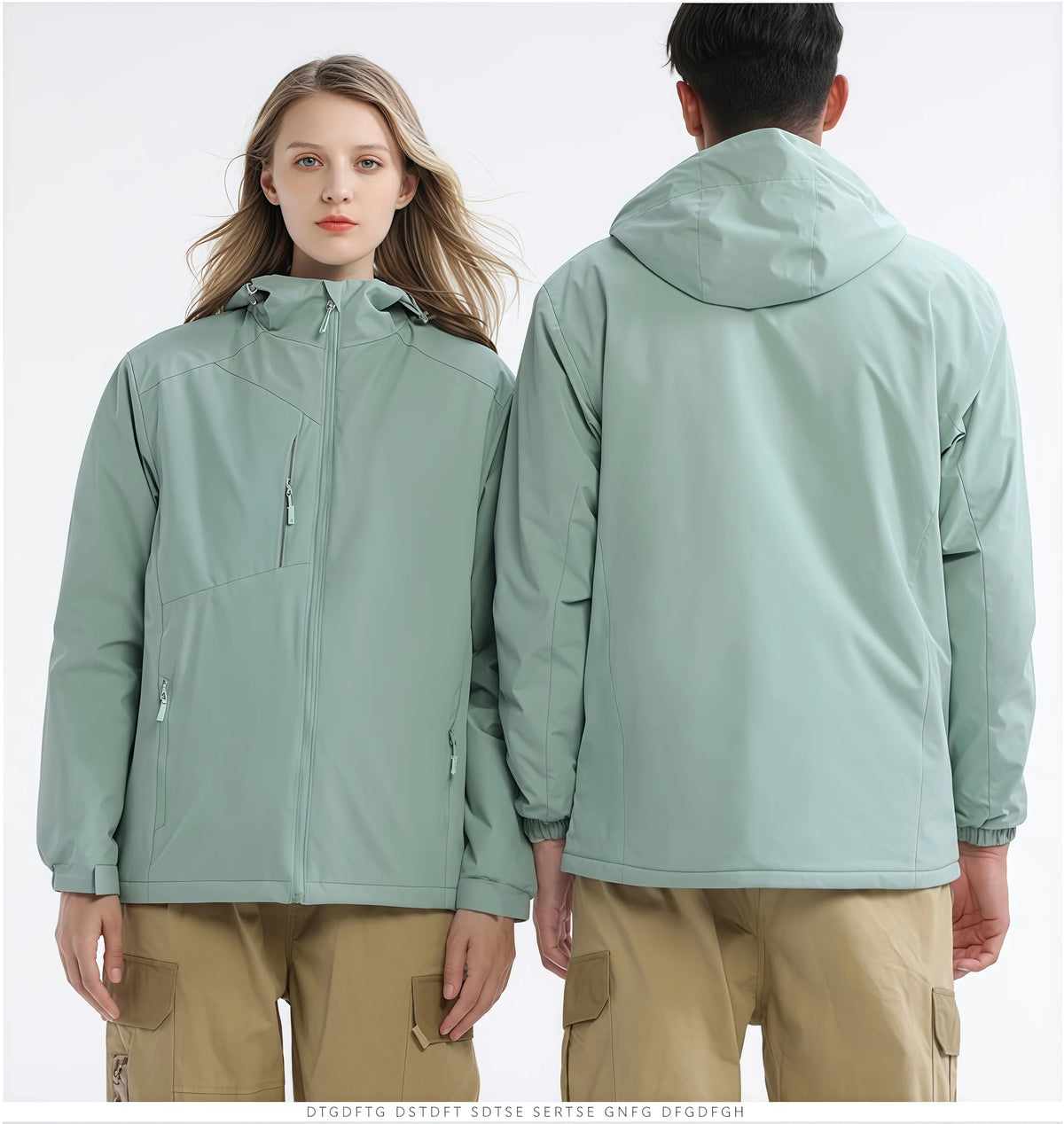 New Thick Polar fleece Coat Winter Men's and Women's Warm Jacket  Outdoor Windproof Jacket Hiking Mountaineering Waterproof