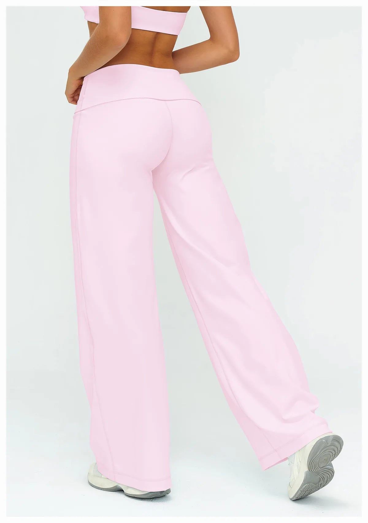 Fold Over Wide Leg Pants