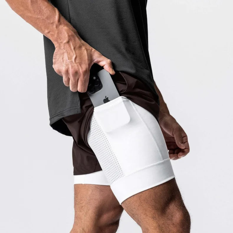 PowerLayer 2-in-1 Gym Shorts