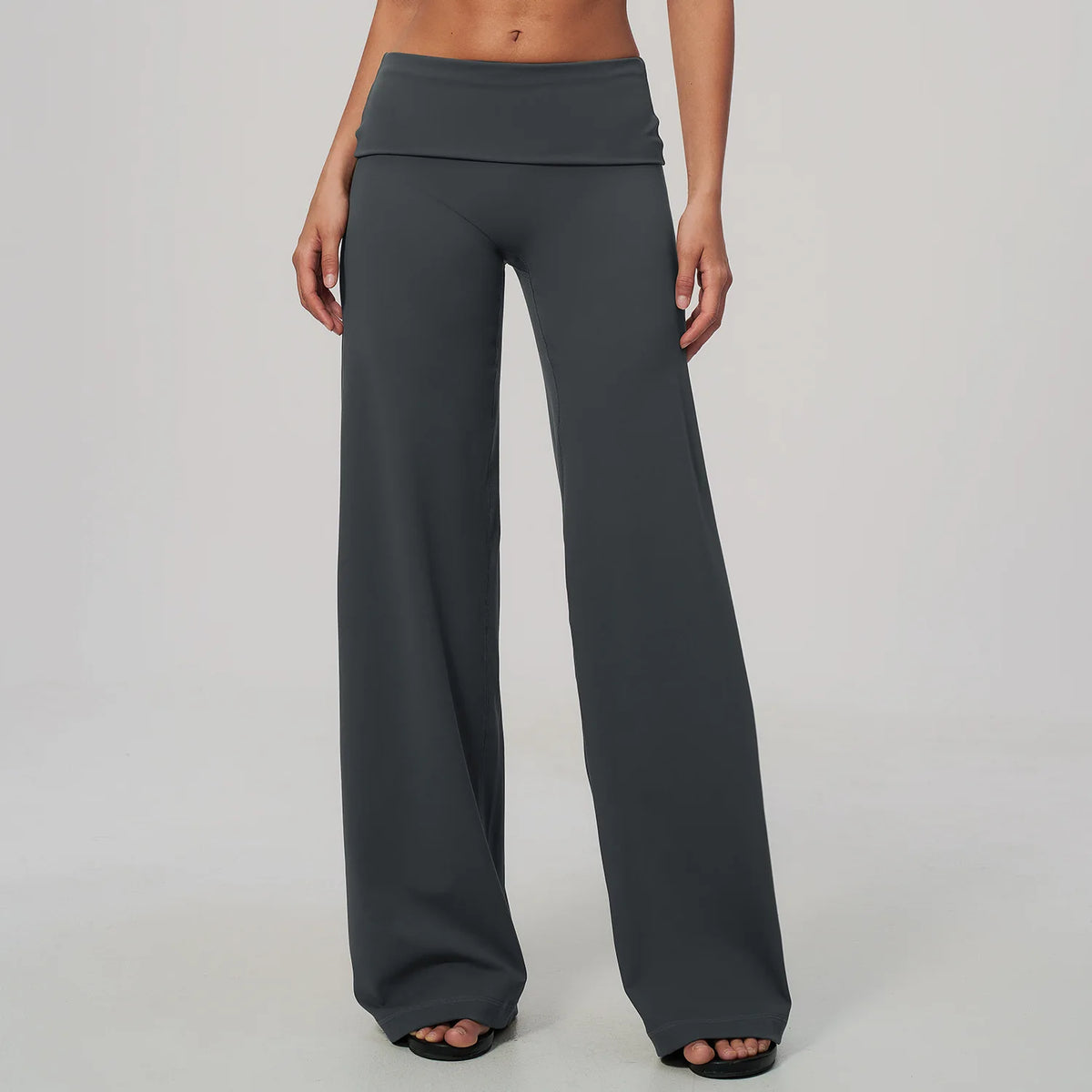 Fold Over Wide Leg Pants