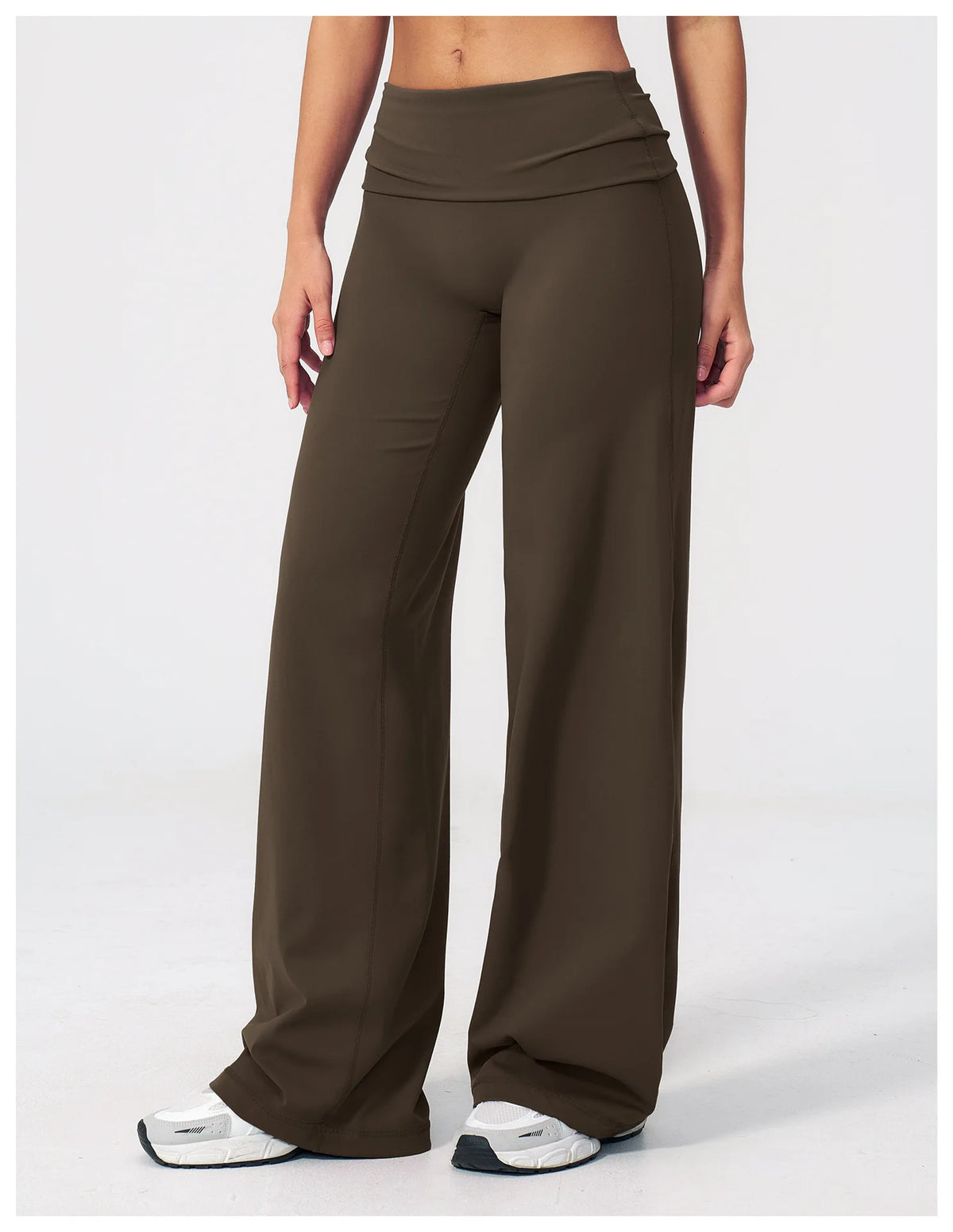Fold Over Wide Leg Pants