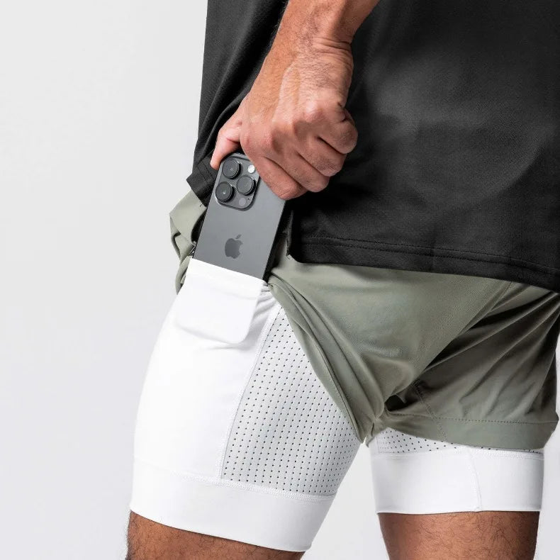 PowerLayer 2-in-1 Gym Shorts