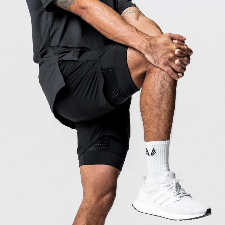 PowerLayer 2-in-1 Gym Shorts