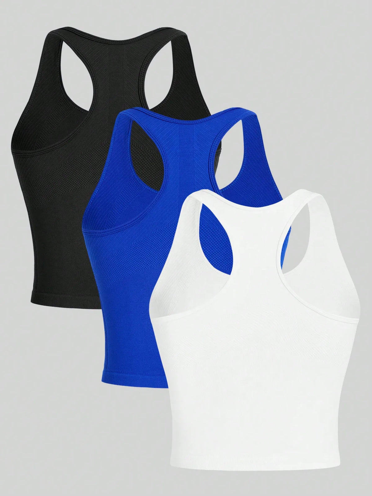 RibMove 3-Pack Crop Tops