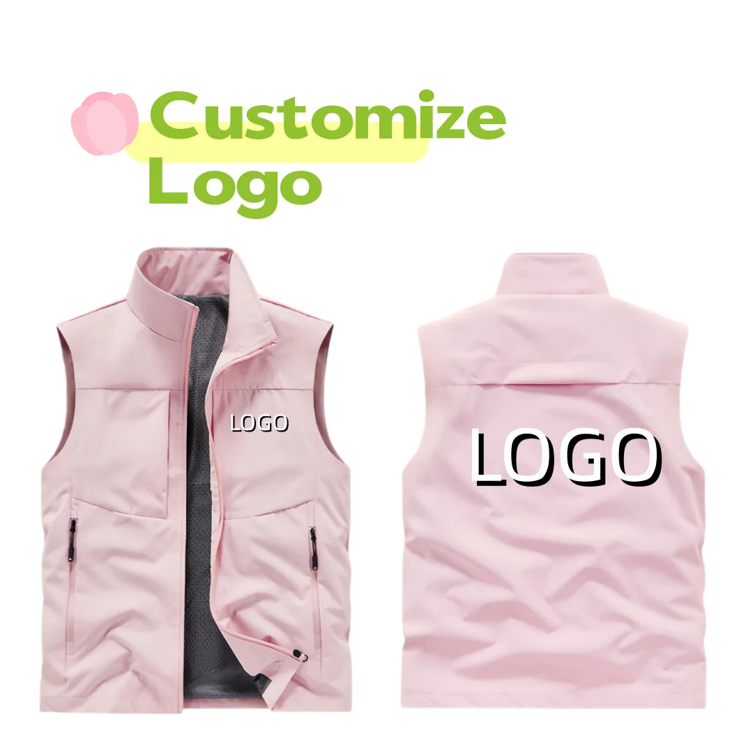 New Summer Men Outdoor Waterproof Quick Drying Cargo 5XL Vests Male Thin Mesh Breathable Waistcoats Climbing Sleeveless Jackets