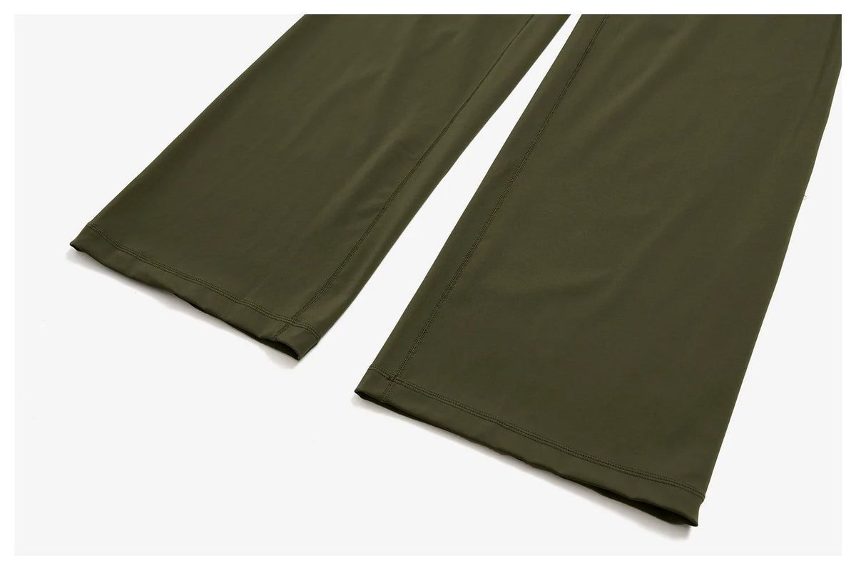 Fold Over Wide Leg Pants