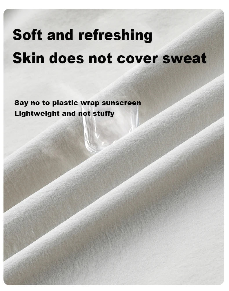 NewHigh-Quality Thin Sun Protection Clothing For Couples, Ice Silk Skin Clothing, Outdoor Snti-UV Jacket