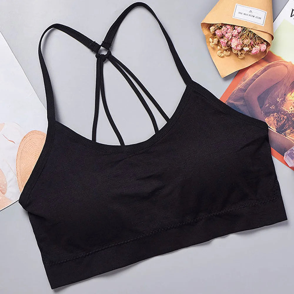 WideStrap Seamless Crop Top