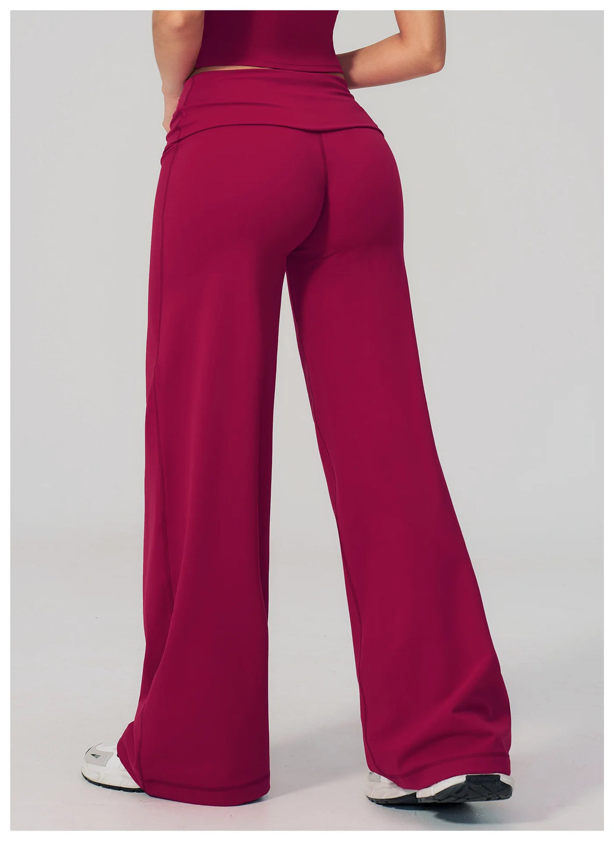 Fold Over Wide Leg Pants