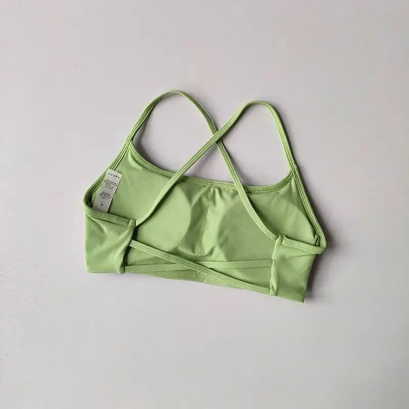 Women's Summer Yoga Apparel: Breathable Underwear, Sports Bra for Running, Push-Up Shaping, and Shock-Proof Top
