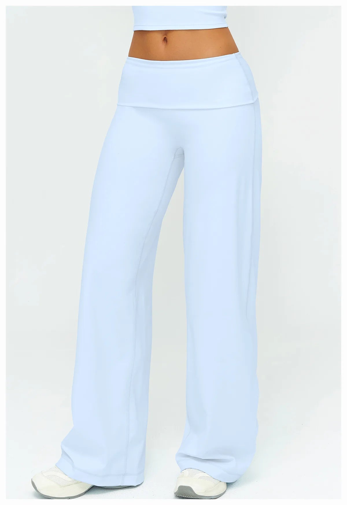 Fold Over Wide Leg Pants