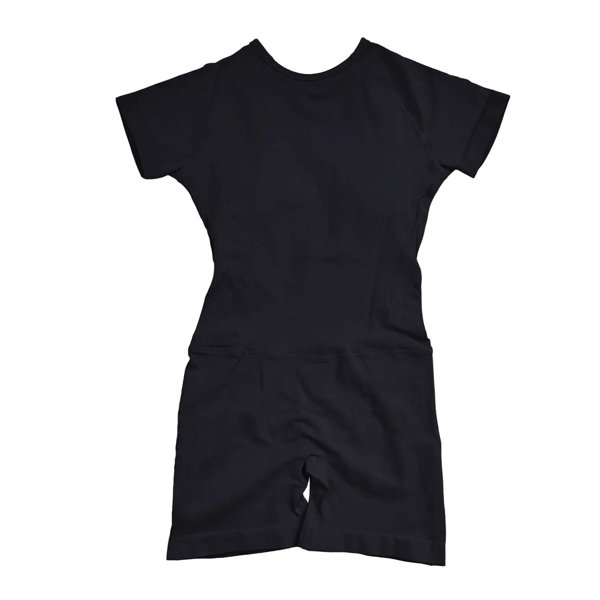 NCLAGEN Short Sleeve One Piece Women's Backless Gym Set Yoga Tee Jumpsuit Workout Sports Playsuit Open Back Fitness Sportswear