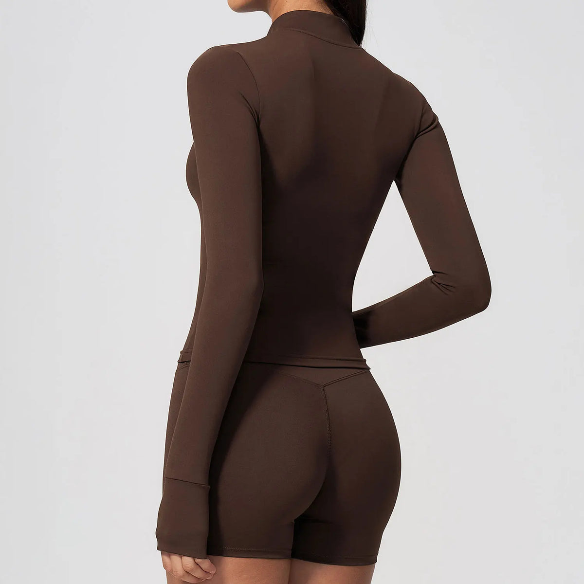 NCLAGEN Gym Sports Top Women Zip Tight Long Sleeve  Naked Feel Fitness Jacket Training Quick Dry Breathable Running Yoga Blouse