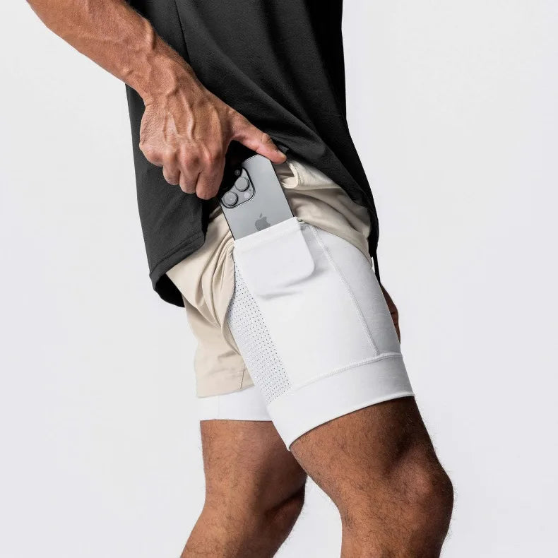 PowerLayer 2-in-1 Gym Shorts