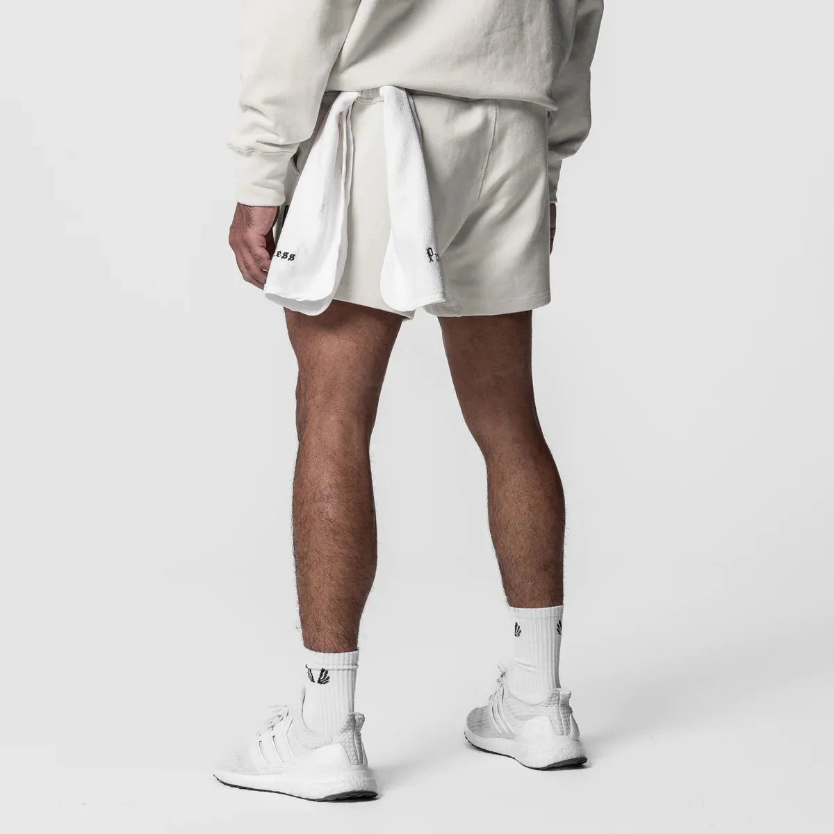 CrestLine Embroidered Cotton Shorts