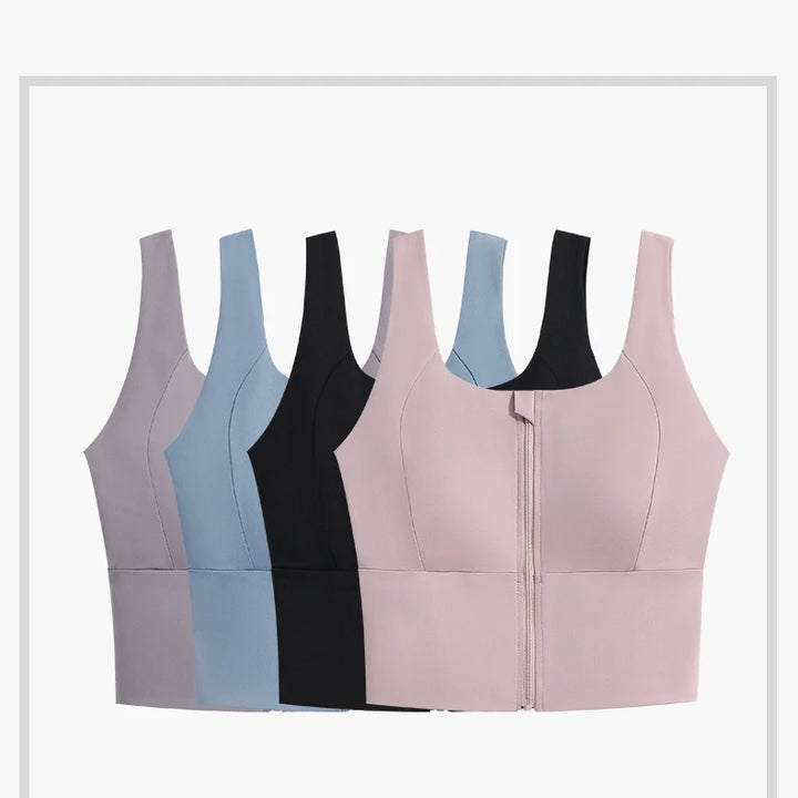 Zip Sports Bra