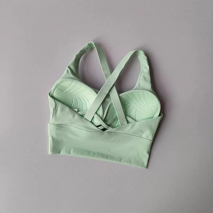 Women’s Crossed Back Sports Bra