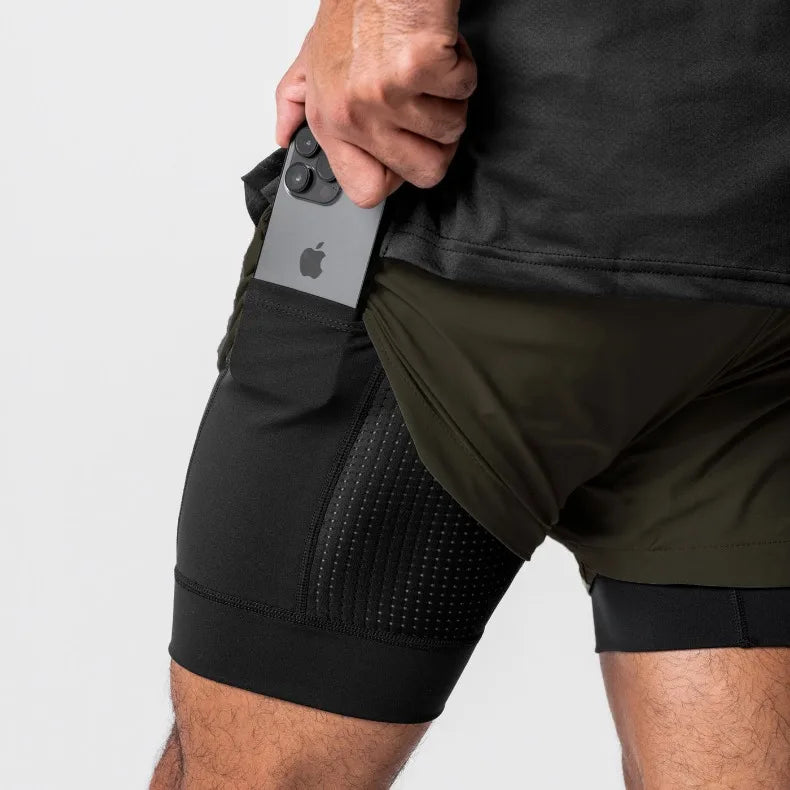PowerLayer 2-in-1 Gym Shorts