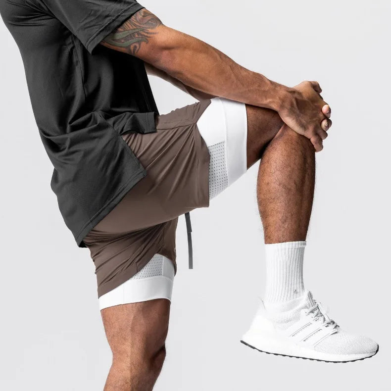 PowerLayer 2-in-1 Gym Shorts