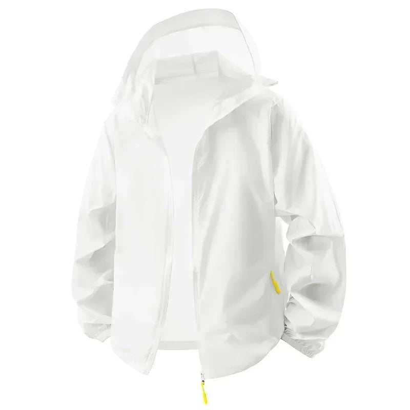 Breathable Anti-UV Sun Protection Coat Fashion Trendy Outdoor Casual OuterwearWomen Summer Ultra Thin Ice Silk Sunscreen Jacket