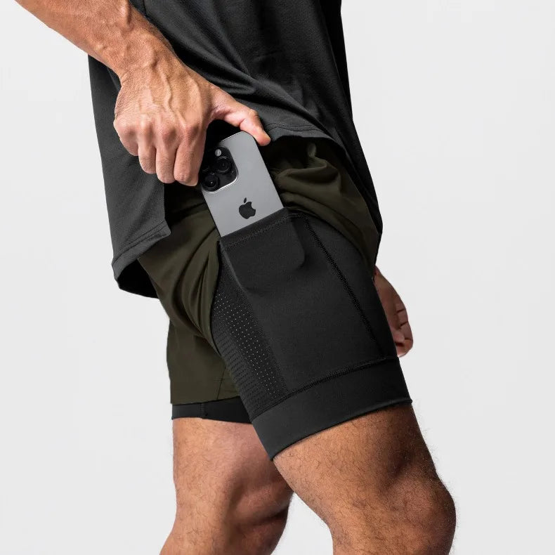 PowerLayer 2-in-1 Gym Shorts