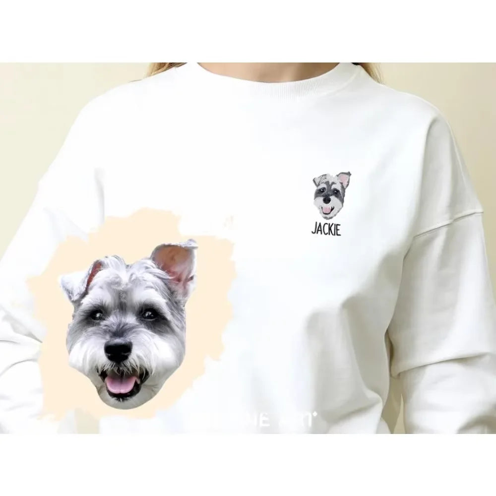 Customize Your Own Design with Printed embroidery Hoodie for Men and Women DIY Your Favorite Photo Logo Sweatshirt Unisex Hoodie