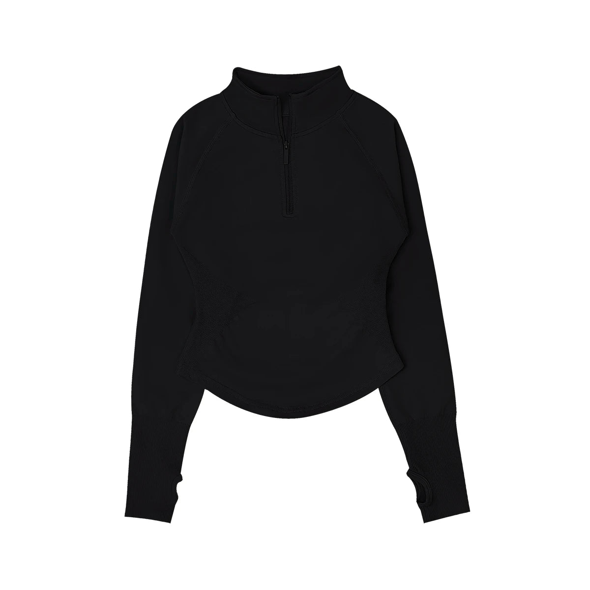 NCLAGEN Gym Clothes Woman Half Zippy Workout Running Fit Jacket Long Sleeve Outdoor Sports Seamless Top Yoga Pilates Clothing