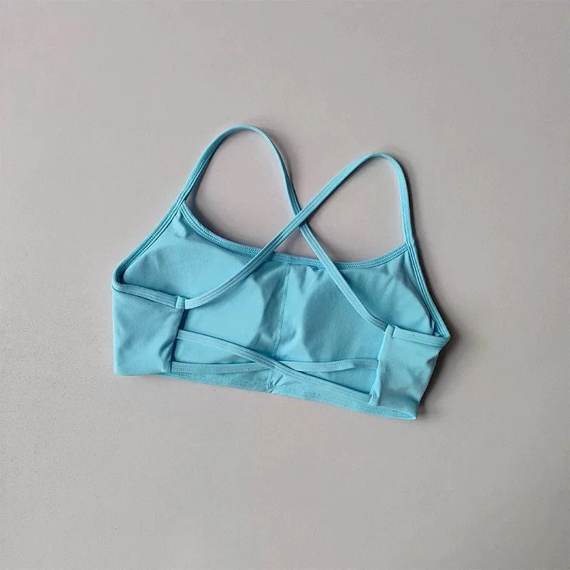 Women's Summer Yoga Apparel: Breathable Underwear, Sports Bra for Running, Push-Up Shaping, and Shock-Proof Top