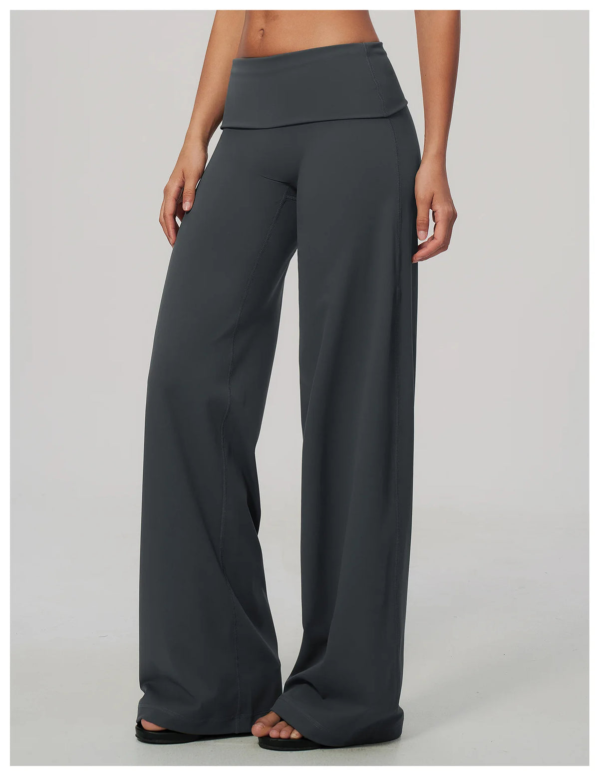 Fold Over Wide Leg Pants