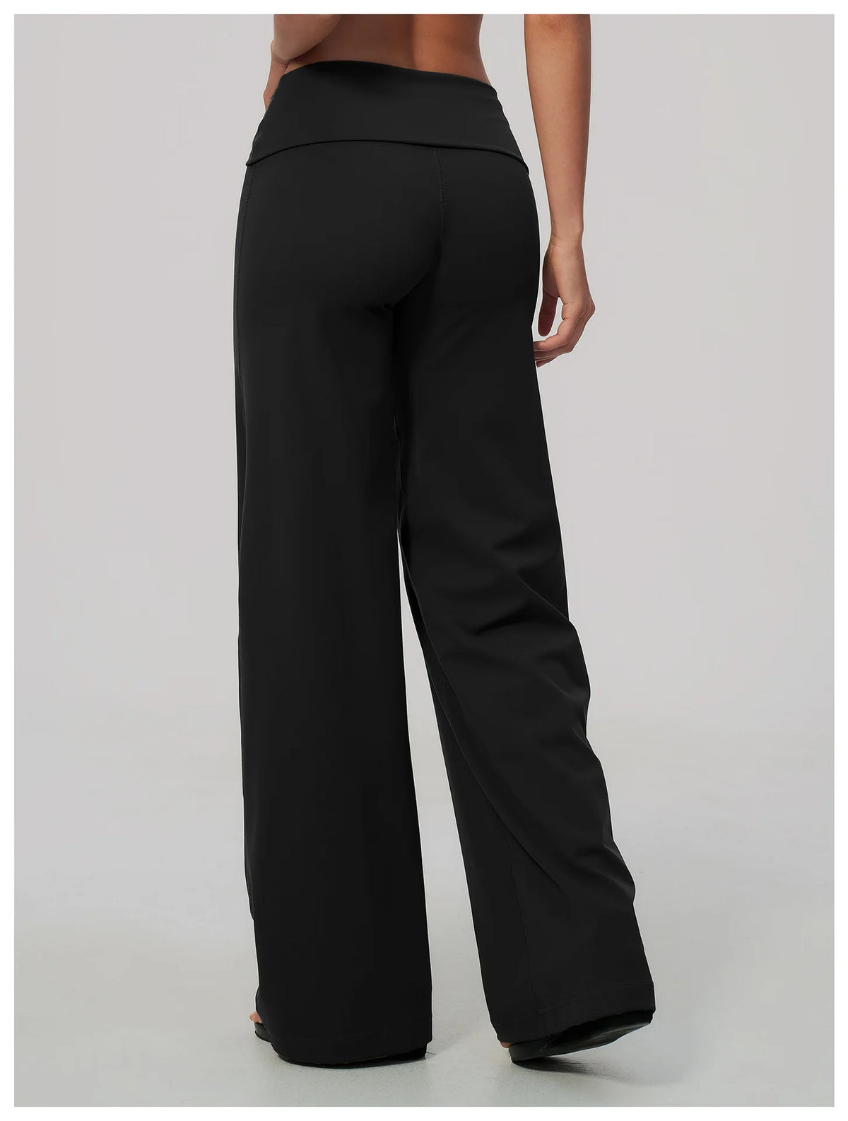 Fold Over Wide Leg Pants