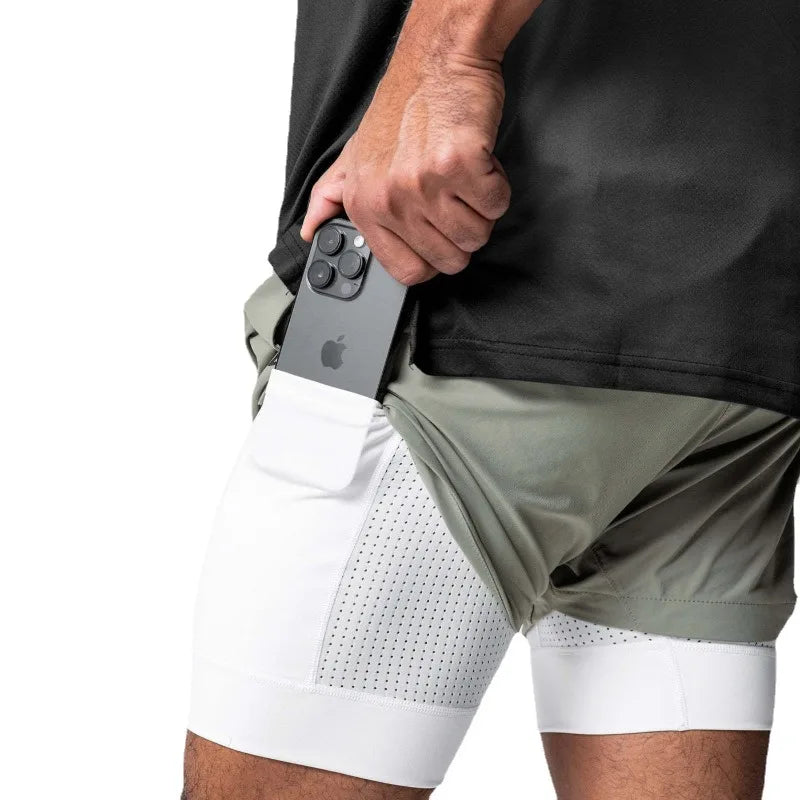 PowerLayer 2-in-1 Gym Shorts