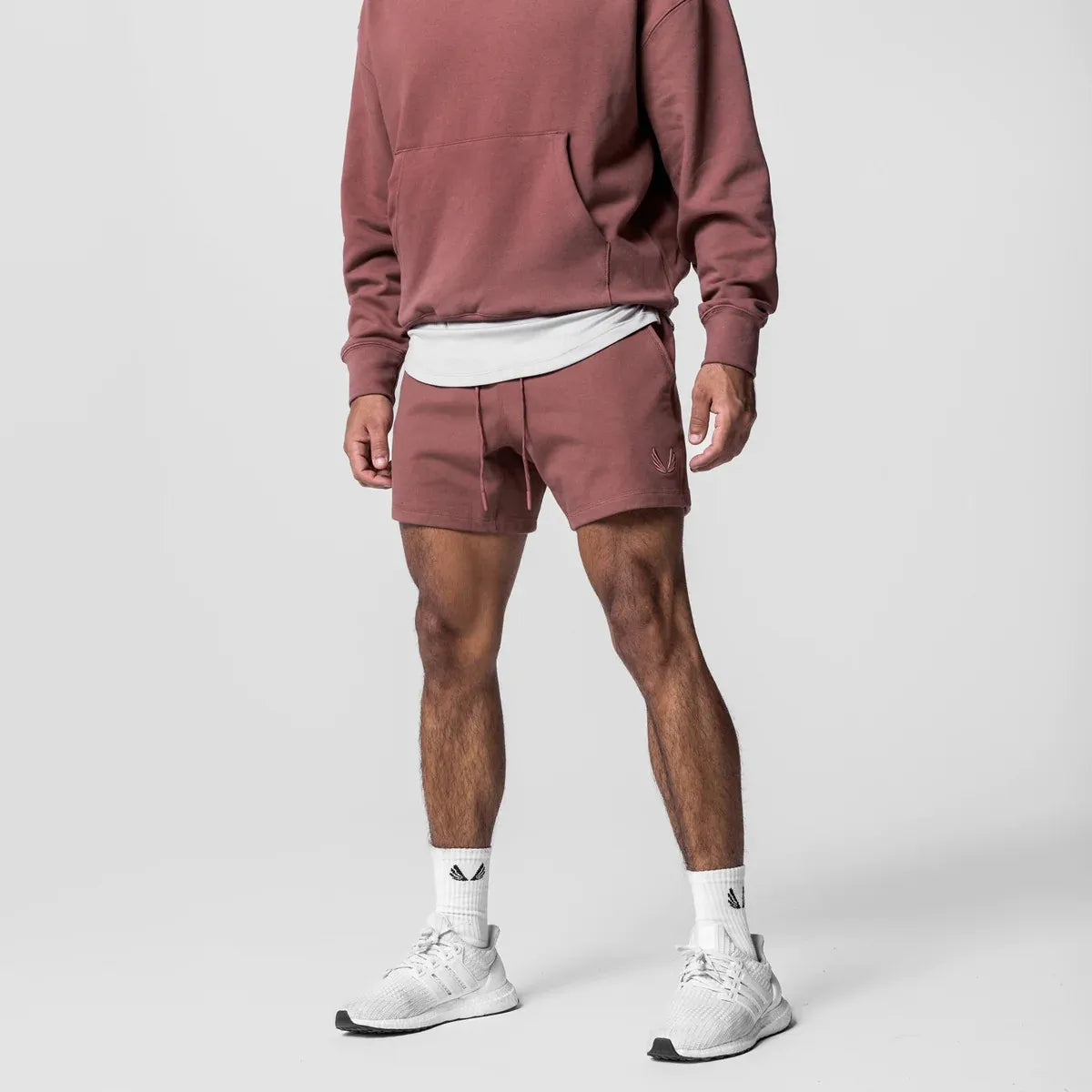 CrestLine Embroidered Cotton Shorts