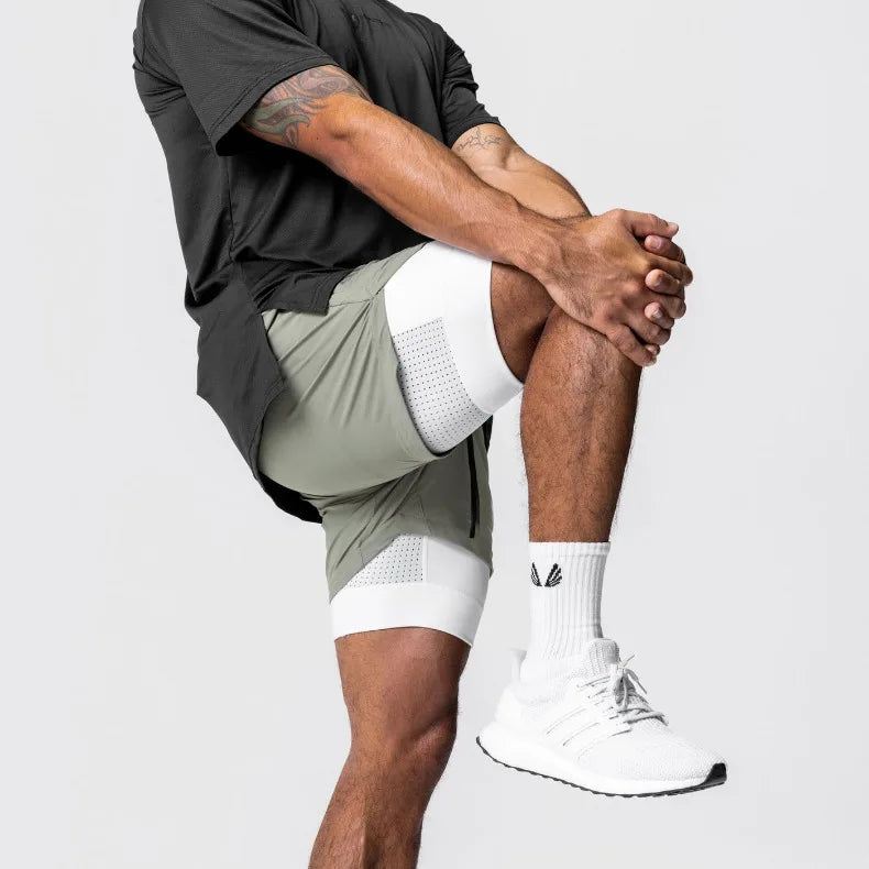 PowerLayer 2-in-1 Gym Shorts