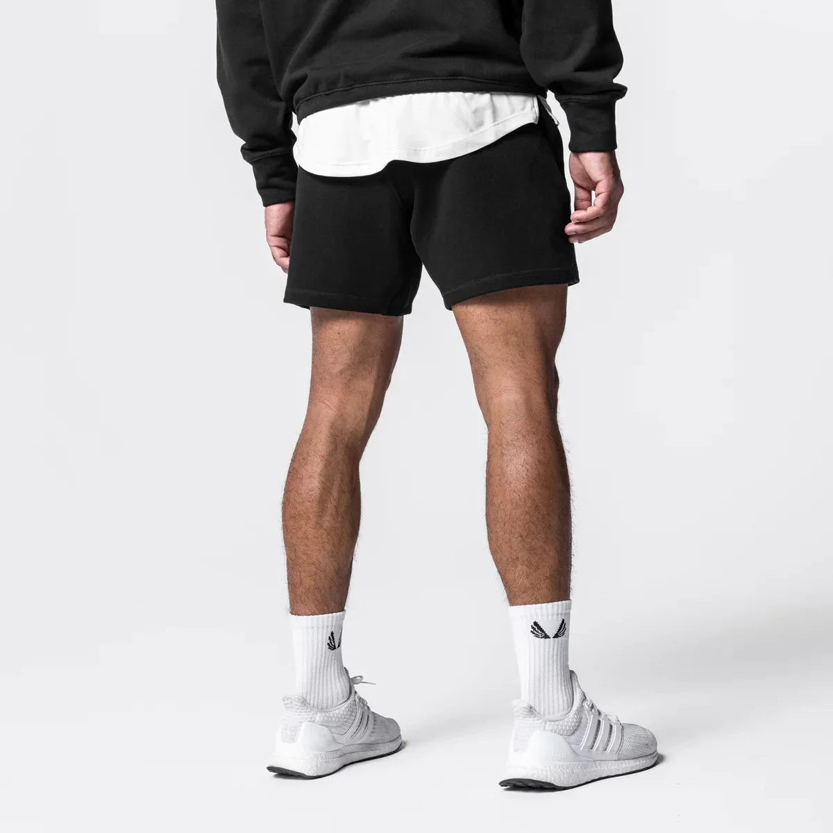 CrestLine Embroidered Cotton Shorts
