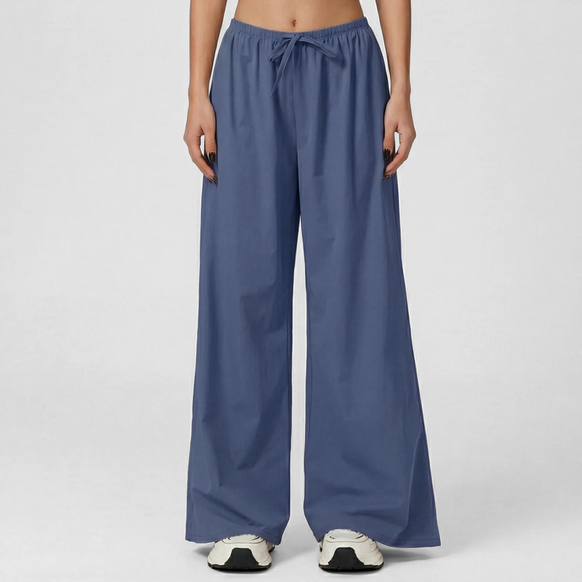 NCLAGEN Yoga Pants Quick-Dry Loose Casual Wide-leg Trousers Brushed Fleece Fit with Drawstring Waist Perfect for Running Fitness