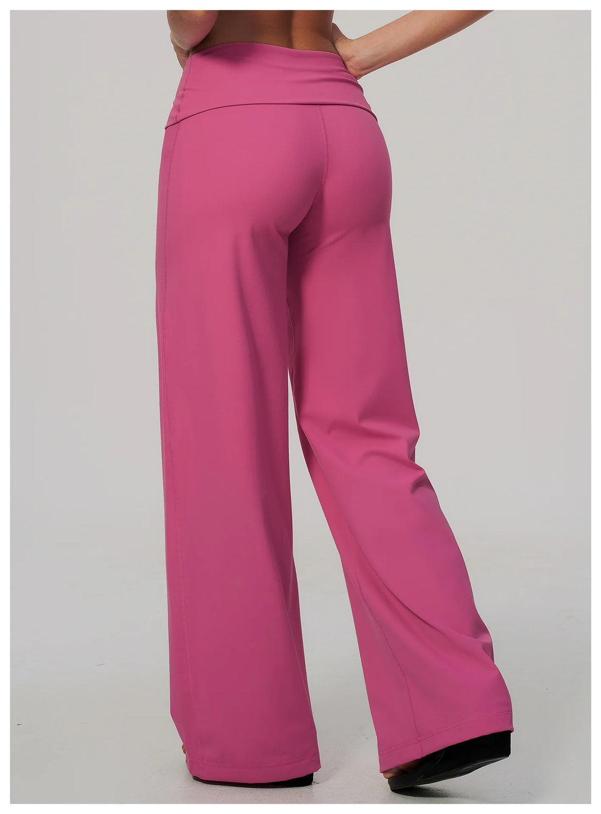 Fold Over Wide Leg Pants