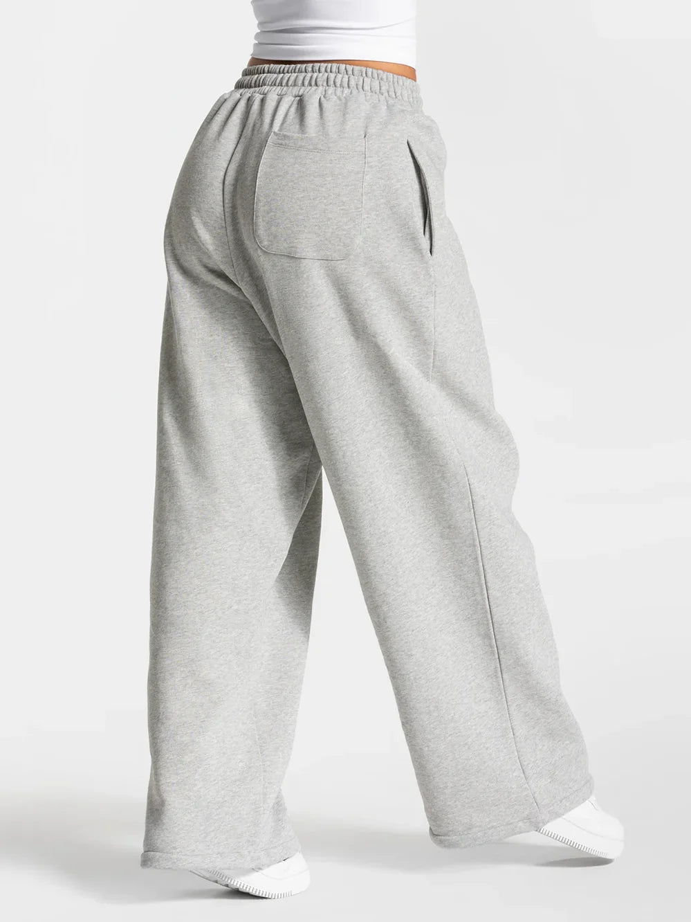 Contrast Wide Leg Joggers
