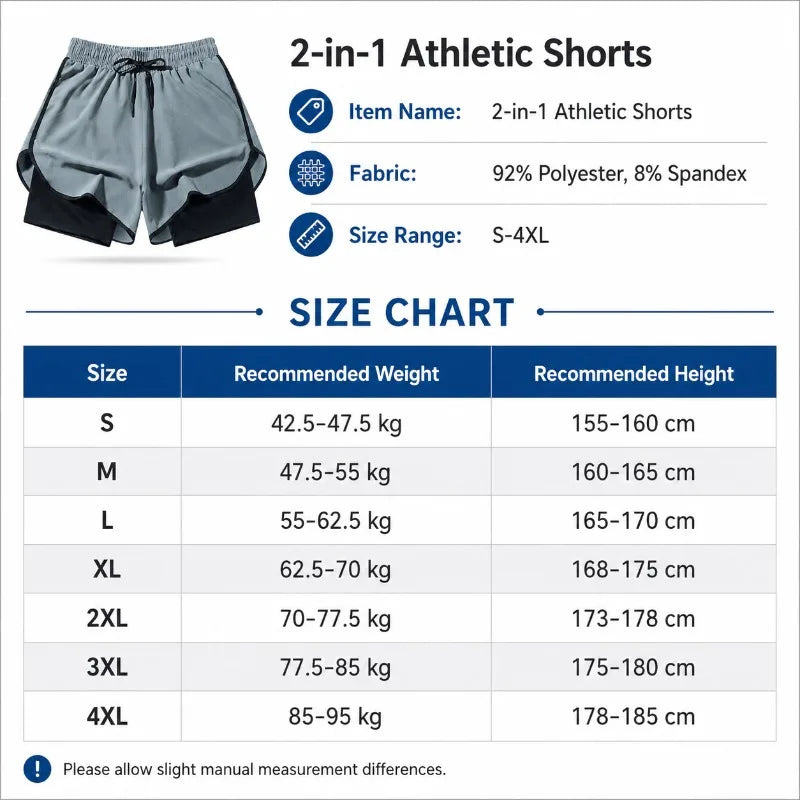 CoreLayer 2-in-1 Training Shorts