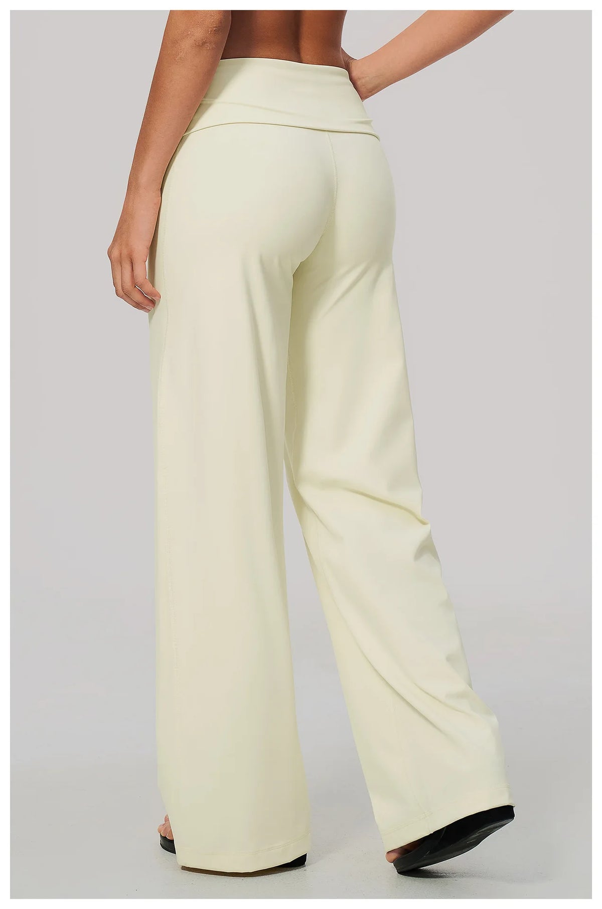 Fold Over Wide Leg Pants
