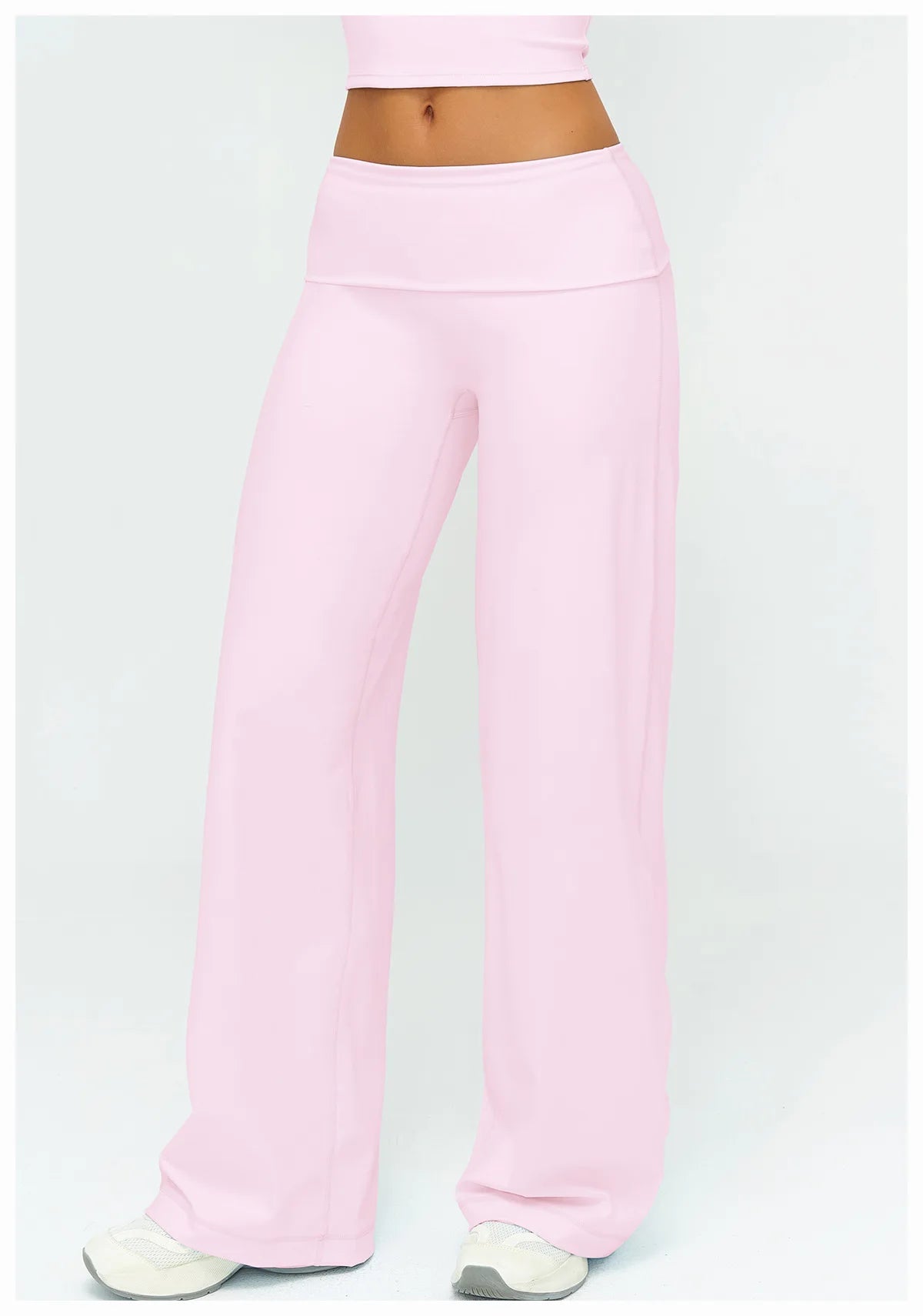 Fold Over Wide Leg Pants